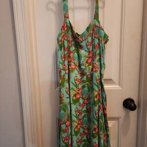 Matilda Jane Green and Red Floral Dress